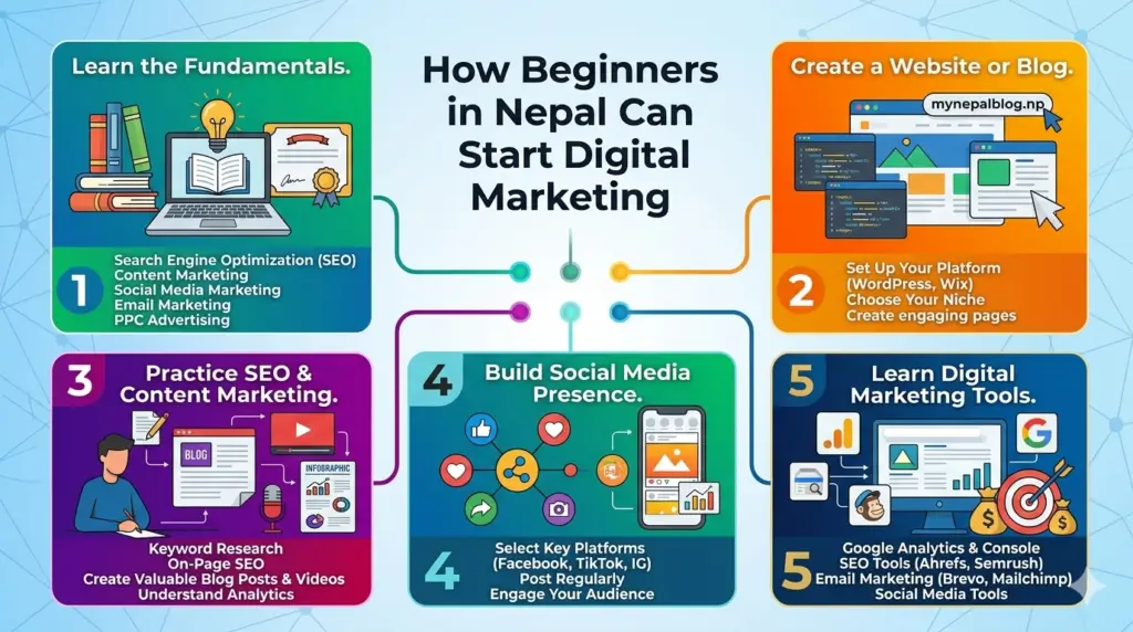 Digital marketing for beginners in Nepal