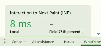After optimized INP