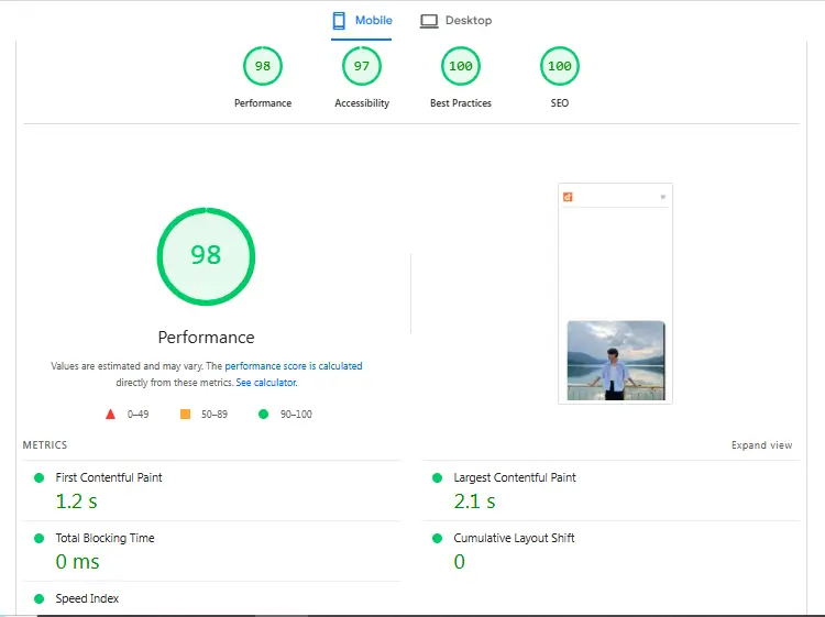 Core web vitals optimization